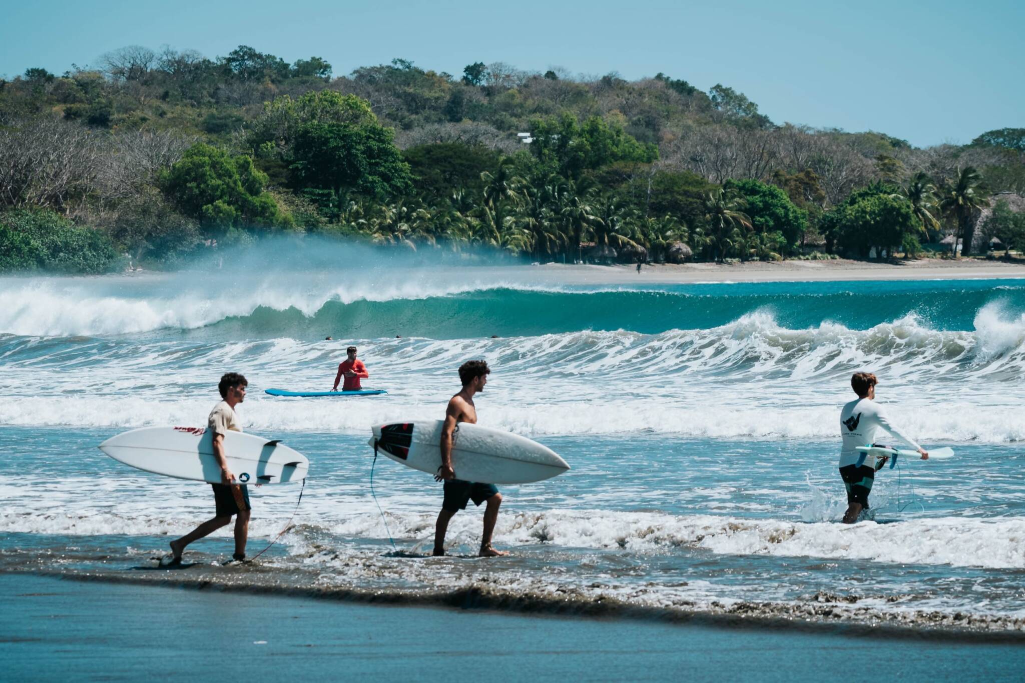 Surfing at Blue Venao